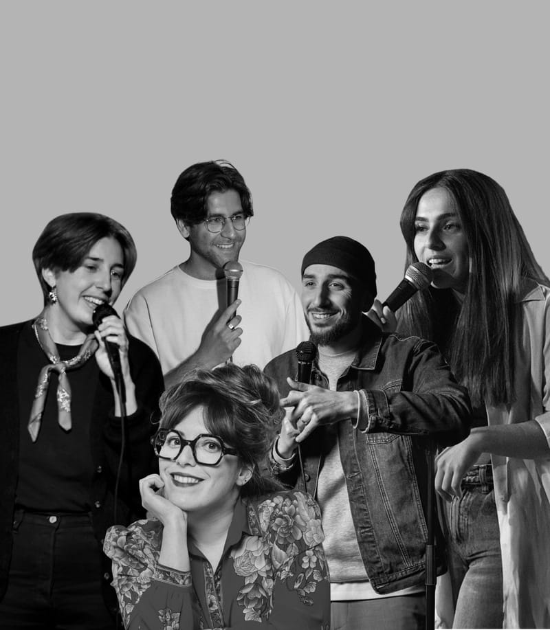 Affiche de l'événement Please Stand Up 23 Avec Mano Parmigiano, Osman le Vrai & autres, Humour le 18 avril 2026.