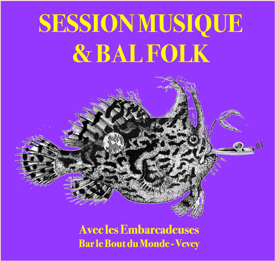 Affiche de l'événement Session folk avec les Embarcadeuses , Concert le 1 octobre 2026.
