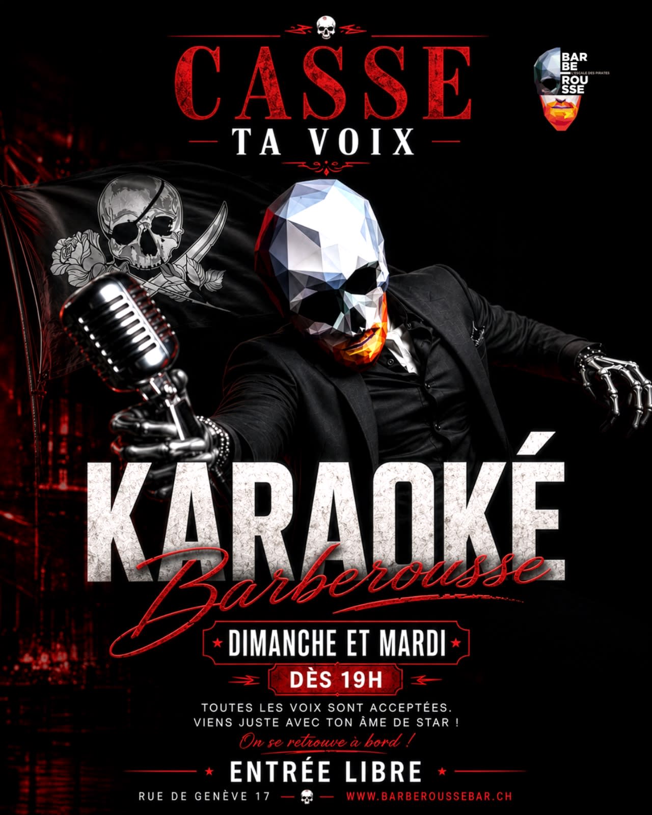 Affiche de l'événement DIMANCHE - Karaoké + OPEN MIC !, Karaoké le 18 octobre 2026.