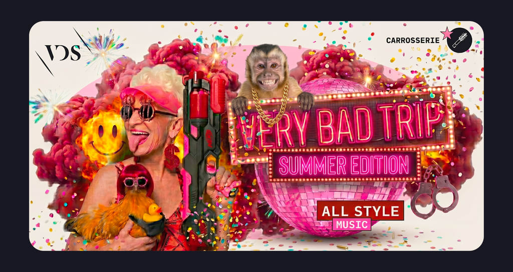 Affiche de l'événement VERY BAD TRIP, Soirée à thème le 25 juillet 2026.