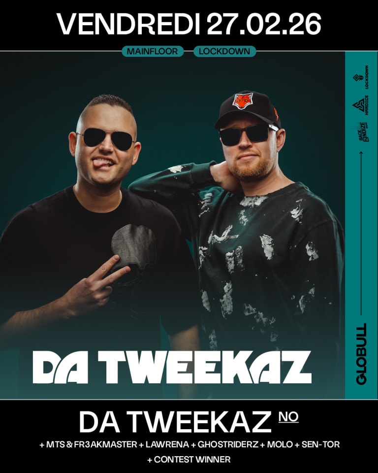 Affiche de l'événement DA TWEEKAZ (NO) x Lockdown, DJ set le 27 février 2026.