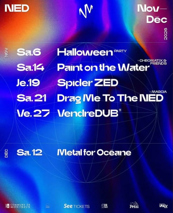Drag Me to The Ned + Marcia - Ned Music Club, Montreux