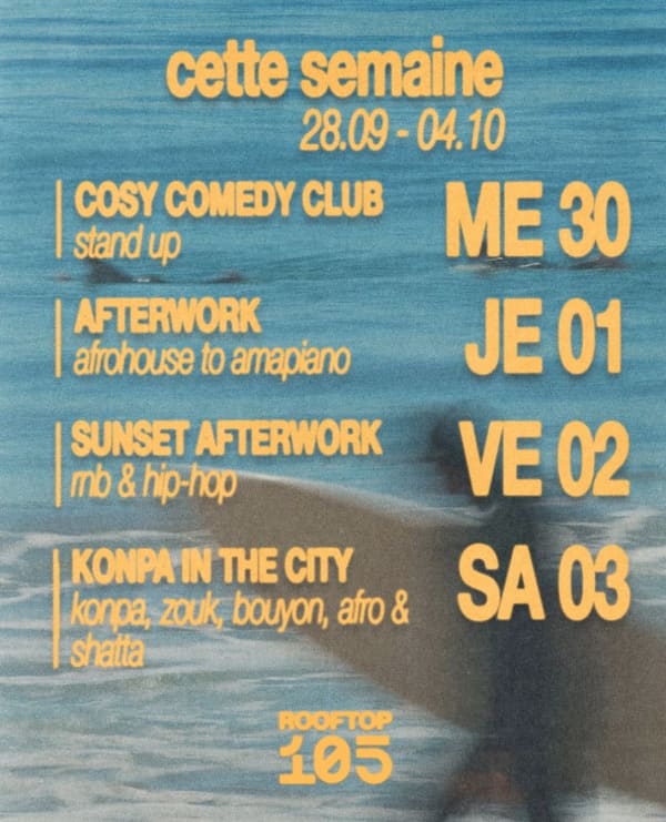 AFTERWORK - Rooftop 105, Genève