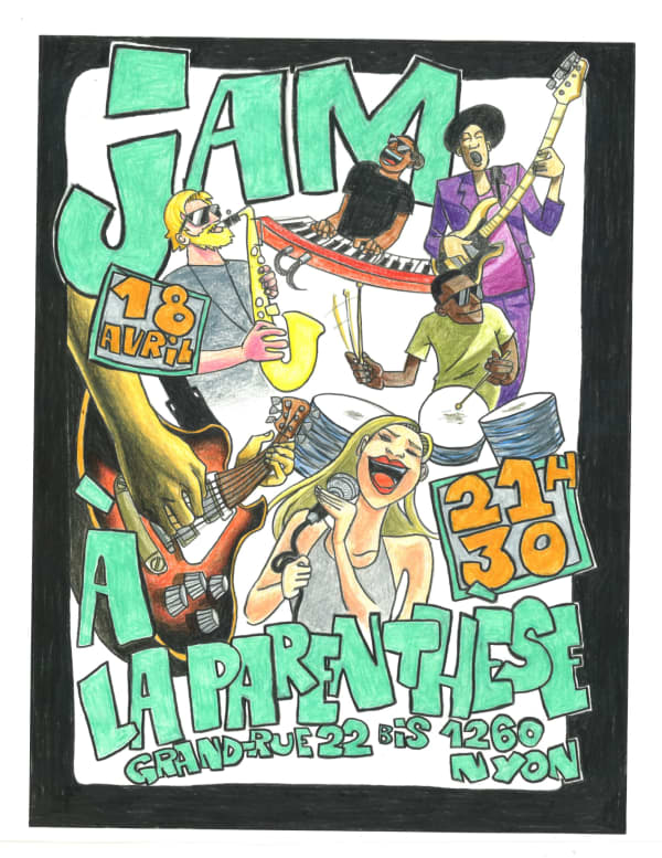 JAM SESSION – Live Impro avec set d’ouverture - La Parenthèse, Nyon