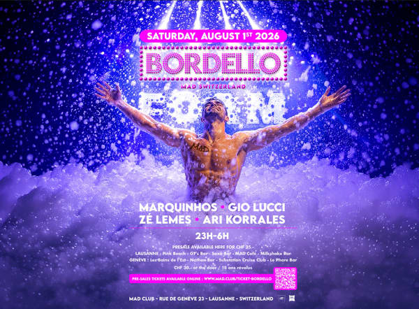 BORDELLO Foam - MAD - MAINFLOOR, 1003 Lausanne