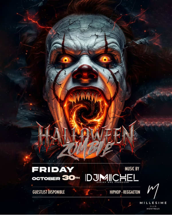 HALLOWEEN ZOMBIE - Millésime Club Montreux, Montreux