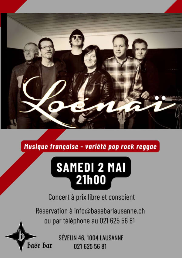 Loénaï Concert - Base Bar, 1004 Lausanne