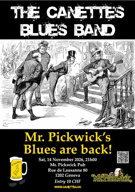 The Canettes lues Band - Mr. Pickwick Pub, Genève