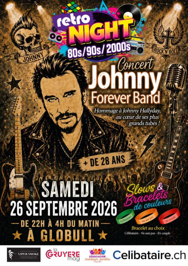 Retro Night : 80's, 90's (+28 ans) - Globull, Bulle