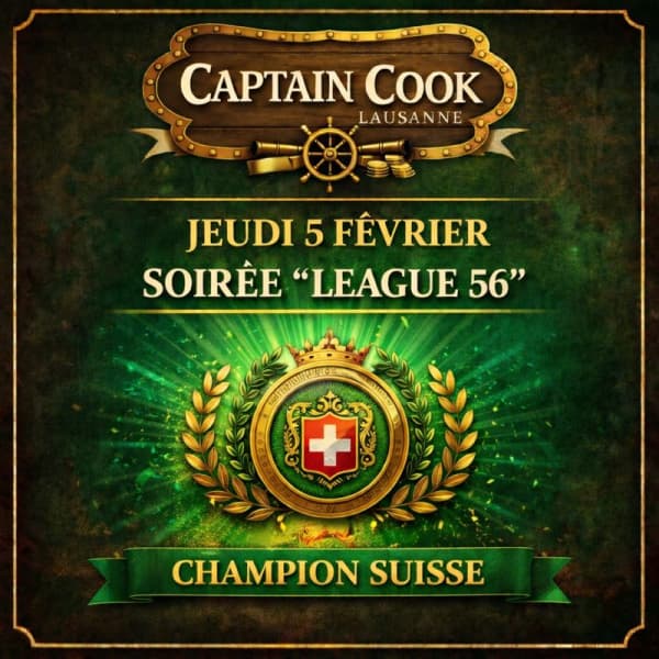 LEAGUE 56 - Captain Cook, 1003 Lausanne