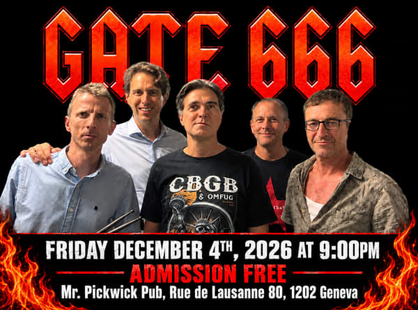 Gate 666 · Live at Mr Pickwick - Mr. Pickwick Pub, Genève