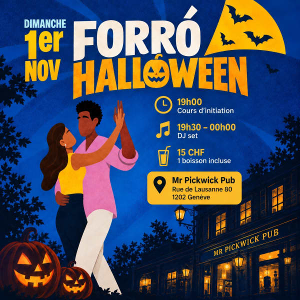Forró Halloween - Mr. Pickwick Pub, Genève