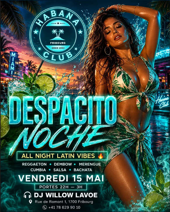 DESPACITO NOCHE - Habana Club, Fribourg