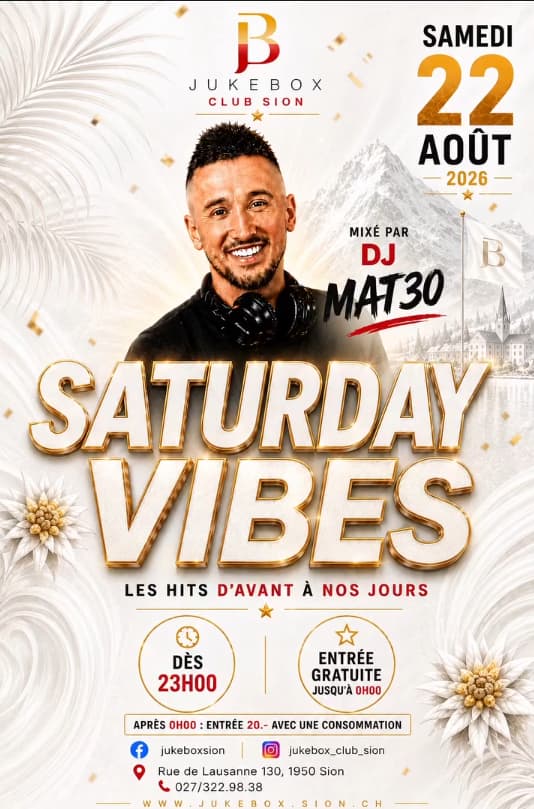 Saturday Vibes - Jukebox Sion, Sion