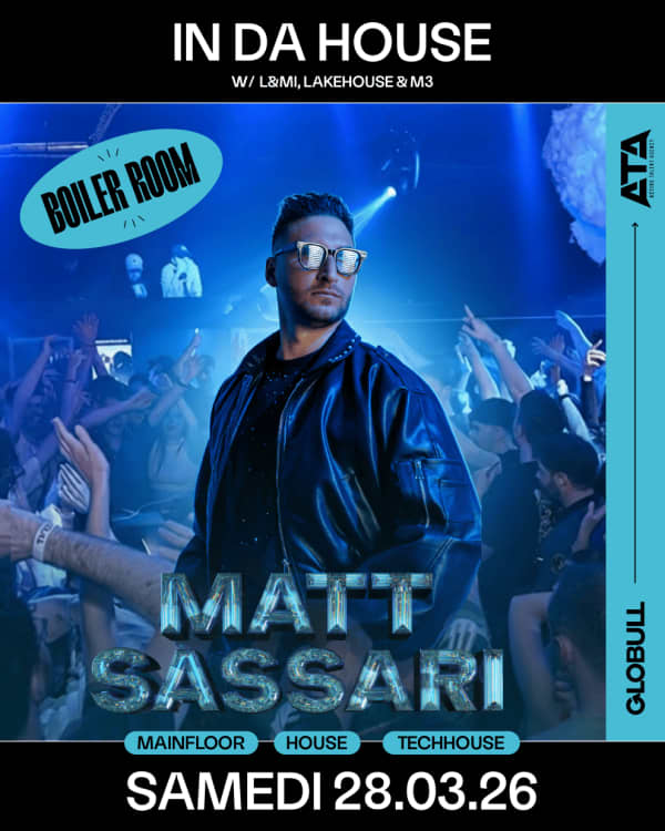 Matt Sassari (FR) x In Da House – Boiler Room (inspired setup) - Globull, Bulle
