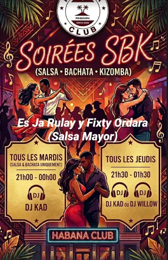 SOIREE SBK - Habana Club, Fribourg