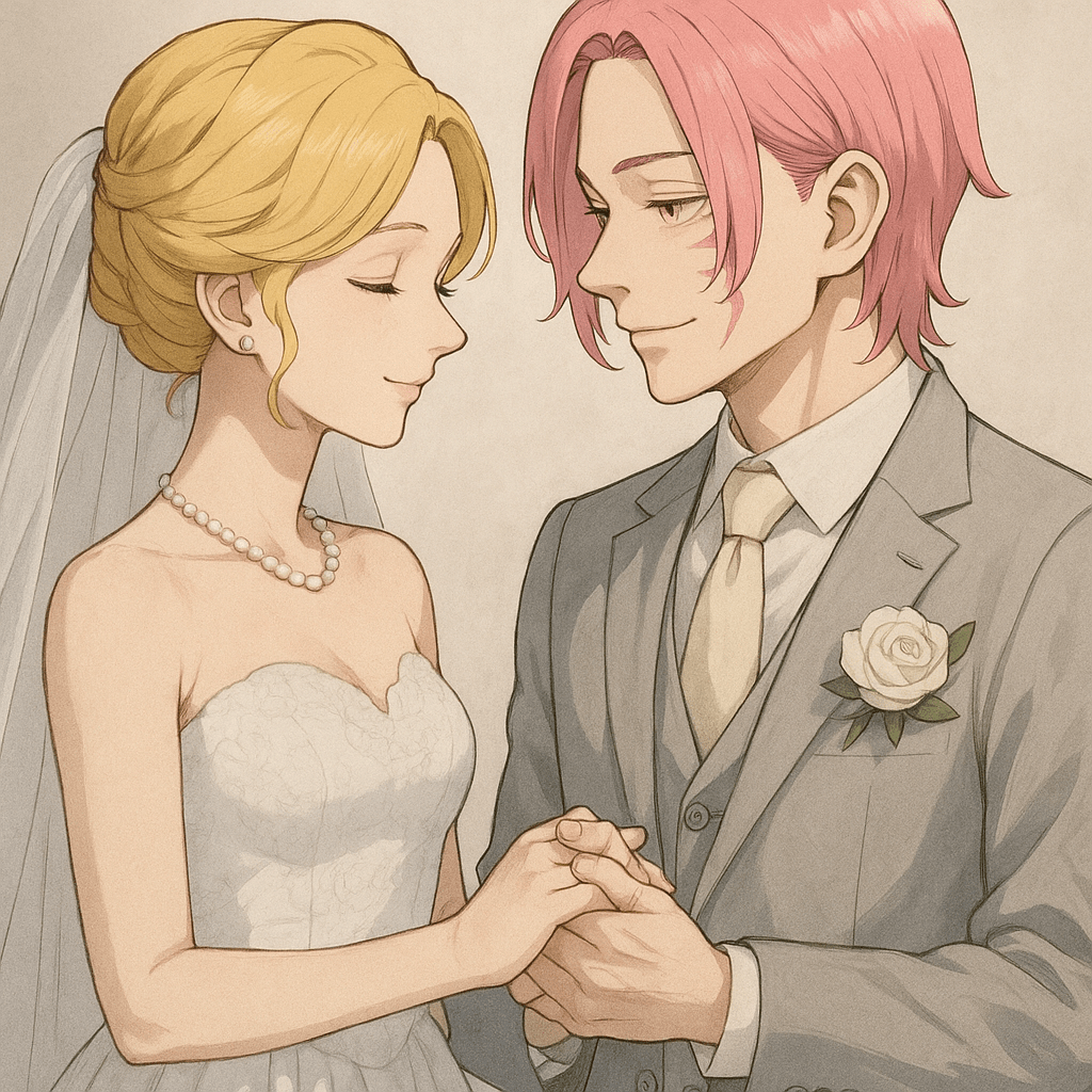 moi en tenue de mariage les chevexu blond coiffe en style mariage et sanzu de to