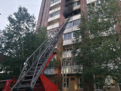 Ребенка спасли при пожаре в многоквартирном доме в Тынде