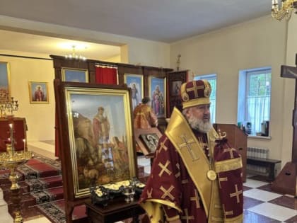 Архиепископ Лукиан совершил молебеное пение с акафистом священномученику Власию Севастийскому