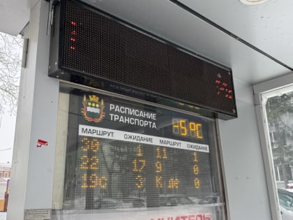 Мэр Благовещенска Олег Имамеев держит на контроле работу электронных табло на автобусных остановках