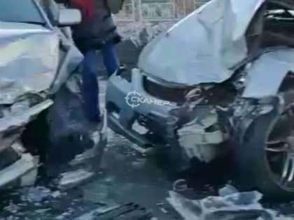 Жесткое ДТП произошло в микрорайоне Благовещенска (видео)