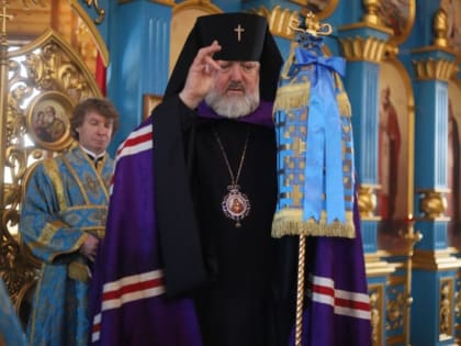 В праздник Сретения Господня архиепископ Лукиан совершил Божественную литургию в храме иконы Божией Матери «Скоропослушница»