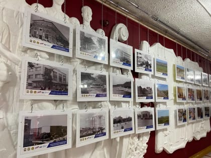 Молодогвардейцы организовали открытие фотовыставки посвященной годовщине воссоединения ЛНР, ДНР, Запорожской и Херсонской областей