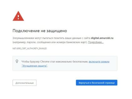 Сайт правительства Амурской области недоступен для некоторых пользователей. Власти объяснили, почему