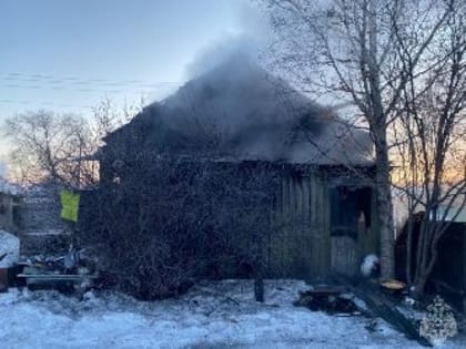 В Свободном в пожаре пострадал мужчина