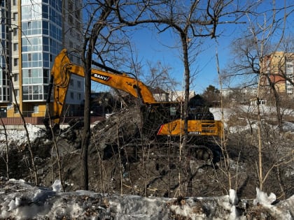 Как идет работа по очистке русла Бурхановки в Благовещенске, рассказали в мэрии