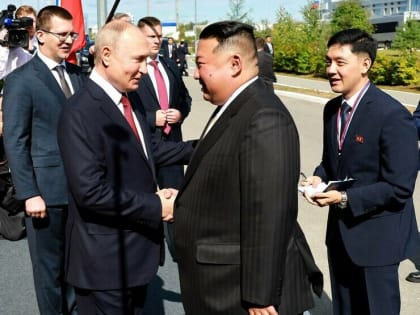 Владимир Путин показал Ким Чен Ыну комплекс, который достраивают на космодроме Восточный