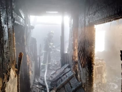 Пожар полностью уничтожил дом в амурском селе (фото)