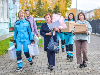 Сотрудники Амурского ГХК поздравили работников дошкольных учреждений Свободного