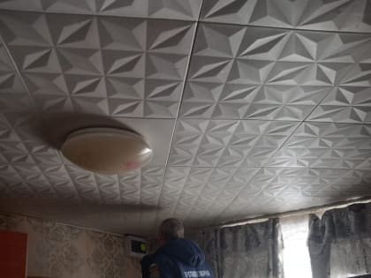 В домах сельчан продолжают устанавливать извещатели