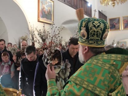 НЕДЕЛЯ ВАЙИ: в Благовещенском кафедральном соборе встретили праздник Входа Господня в Иерусалим