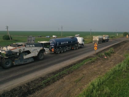 Ремонт дороги Благовещенск – Гомелевка завершается, но неровность еще остается