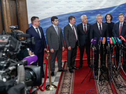 «Единая Россия» обозначила приоритеты на осеннюю сессию Госдумы