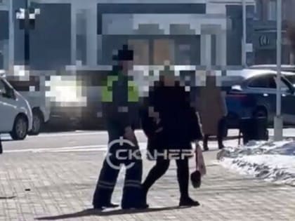 В Благовещенске женщина нарушила правила и устроила «концерт» перед сотрудниками полиции
