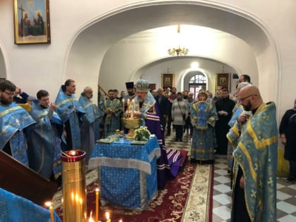 Архиепископ Лукиан совершил акафистное пение у Албазинской иконы Божией Матери