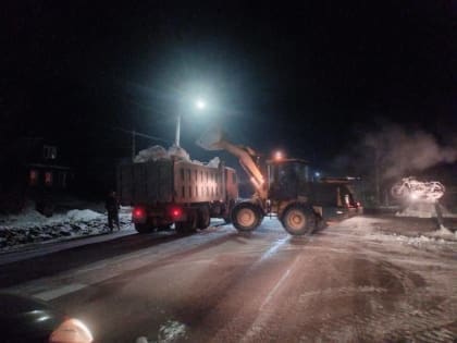 На каких магистралях Благовещенска трудились сотрудники ГСТК и спецтехника ночью?