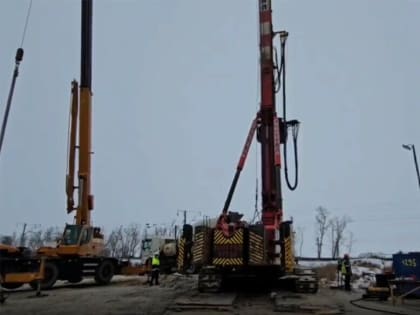 Работы идут в графике: министр транспорта побывал на строительстве важнейшего объекта Приамурья (видео)