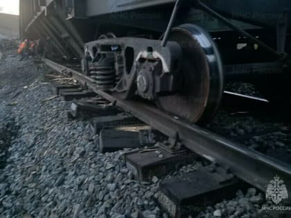 Вагоны грузового поезда сошли с рельсов на Забайкальской железной дороге