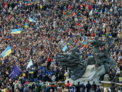 В Киеве прошла репетиция нового Майдана