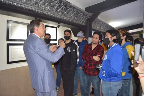 Inaugura Arte en la Industria muestra litográfica en antiguo Cine Bujazán