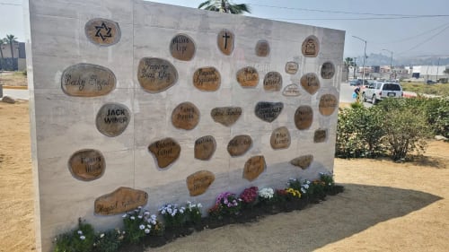 Estrena Tijuana Innovadora jardín escultórico en memoria de víctimas de Covid-19