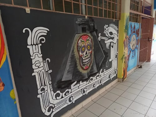 Dan a conocer proyecto de arte mural en CECyTE Pacífico