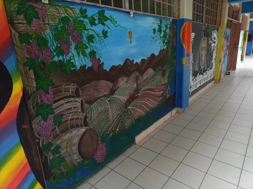 Dan a conocer proyecto de arte mural en CECyTE Pacífico