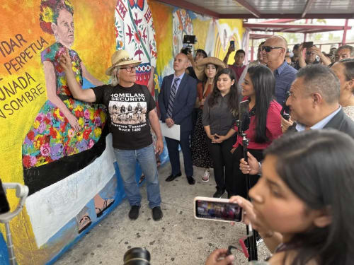 Inauguran mural comunitario en Garita de Otay