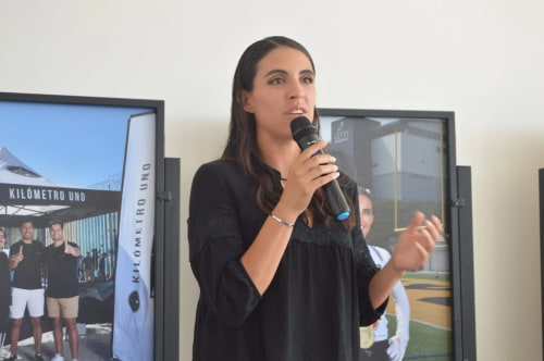 Llevan exposición de Paseo de la Fama de Tijuana a Universidad Vizcaya