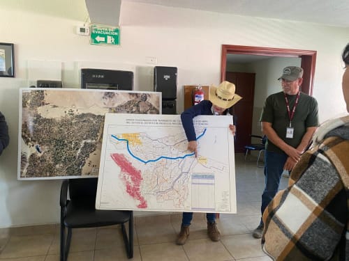 Muestran recorrido del agua de Estados Unidos a Tijuana